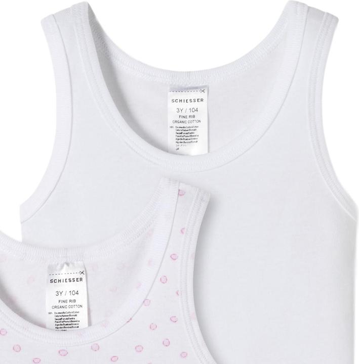 Immagine prodotto Schiesser Confezione da 6 magliette per bambini e bambine in cotone organico a coste sottili (104)