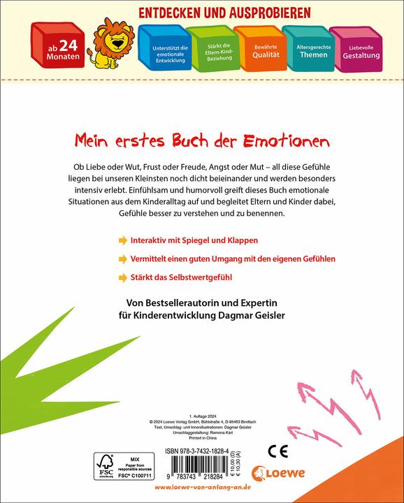 Produktbild Loewe Weinen, lachen, wütend sein - dafür bin ich nicht zu klein! (Deutsch, Dagmar, Geisler, 2024)