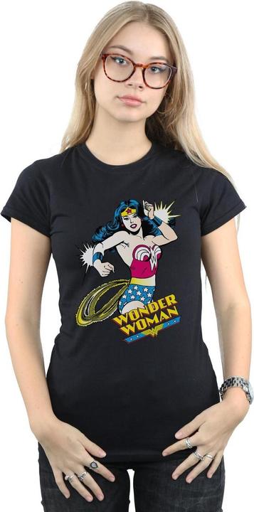 Actual product image Wonder Woman Womens/Ladies Lasso Cotton T-Shirt (M)