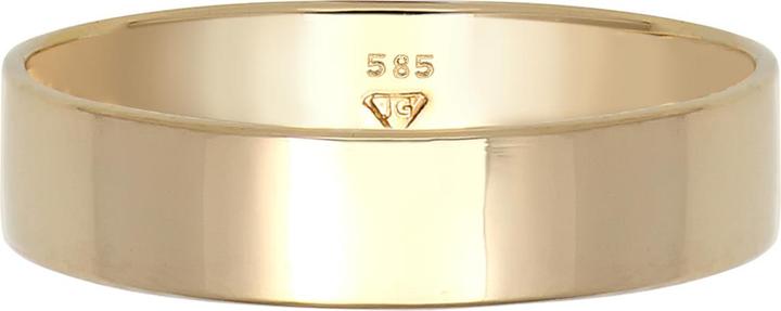 Image du produit Elli PREMIUM Bague Bague d'alliance Basic mariage couple 585 or jaune (58, Argent 925)