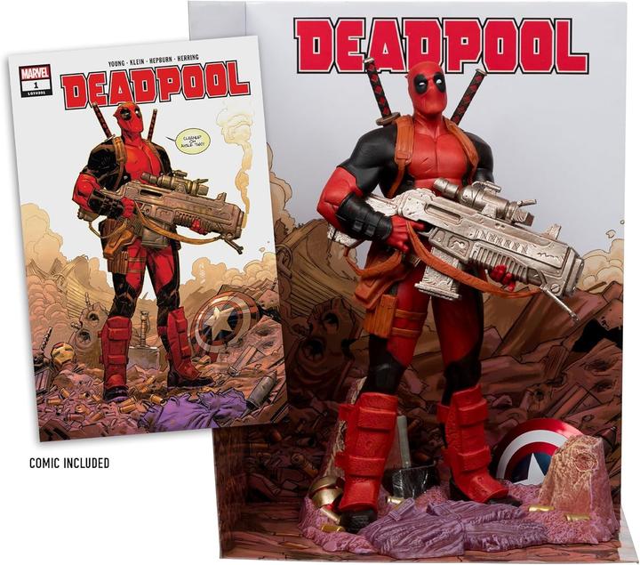Actual product image McFarlane Marvel Collection PVC Statue 1/6 Deadpool (Deadpool #1) 27 cm