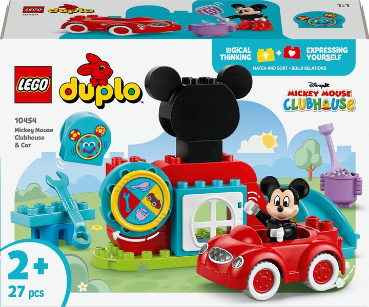 Image du produit LEGO Mickys Clubhaus und Auto (10454)