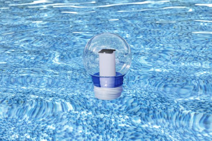 Actual product image Bestway SolarSphere LED Chemical Dispenser