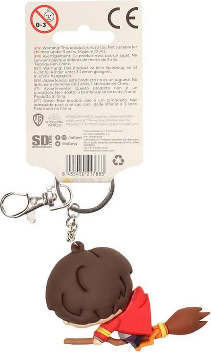 Actual product image NoName HARRY POTTER - Rubber Figure Keychain - Harry Potter Quidditch