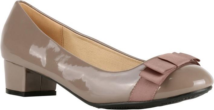 Image du produit Krisp Escarpins en similicuir avec noeud et talon bas (40)