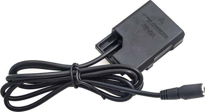 Immagine prodotto Caruba Batteria fittizia Nikon EN EL14 a decodifica completa (cavo dritto) (Batteria della fotocamera)