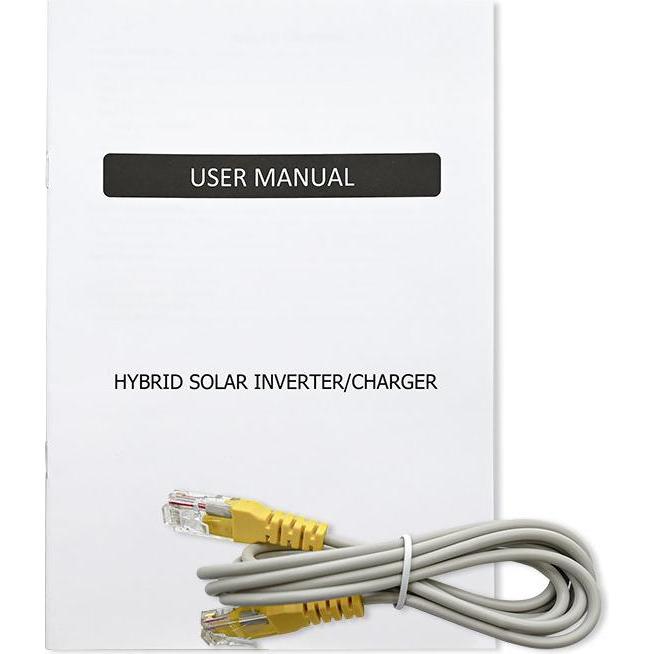 Qoltec, Convertitore di tensione, Solar-Wechselrichter Off Grid 3500W 100A 24V MPPT BMS