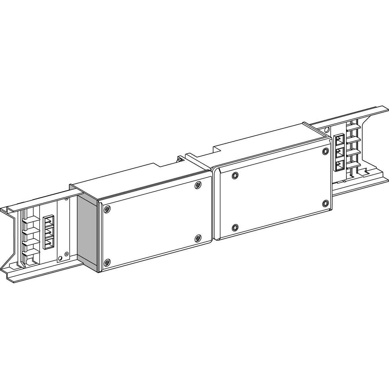 Schneider Electric, Verteilerschrank Zubehör, SE KNA100ABT4 Mitteneinspeisekasten, 100A