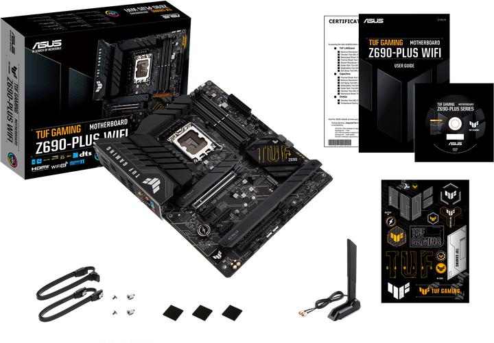 Produktbild ASUS TUF GAMING Z690-PLUS WIFI (LGA 1700, Intel Z690H, ATX)