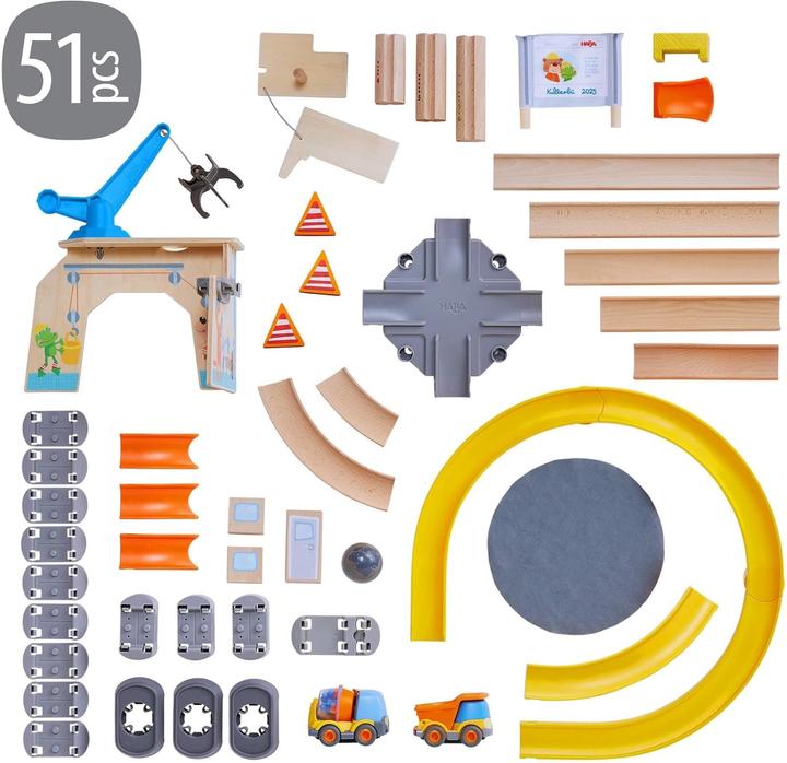 Produktbild Haba Kullerbü Spielbahn Grosse Baustelle **