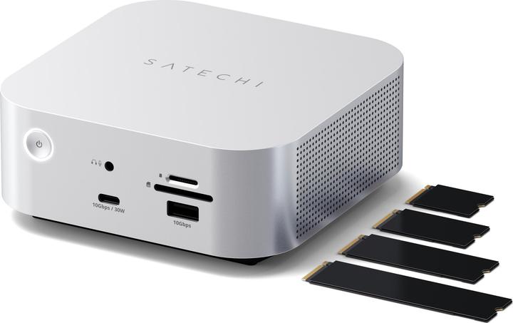 Produktbild Satechi Thunderbolt 5 CubeDock ze slotem na SSD | 8K | PD do 140W (7 Ports)