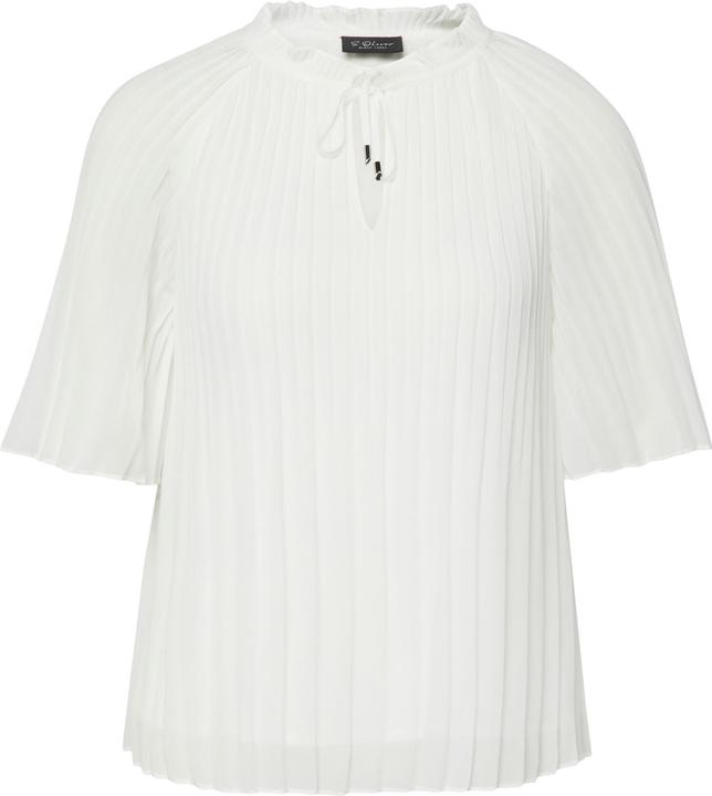 Immagine prodotto s.Oliver Bluse Festliche Chiffon-Bluse mit Plissee und Rüschen (46)