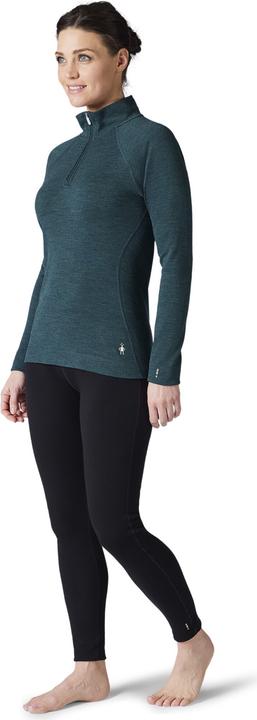 Smartwool Couche de base classique en laine mérinos pour femme - Manches longues (coupe ajustée), Noir, 2TG