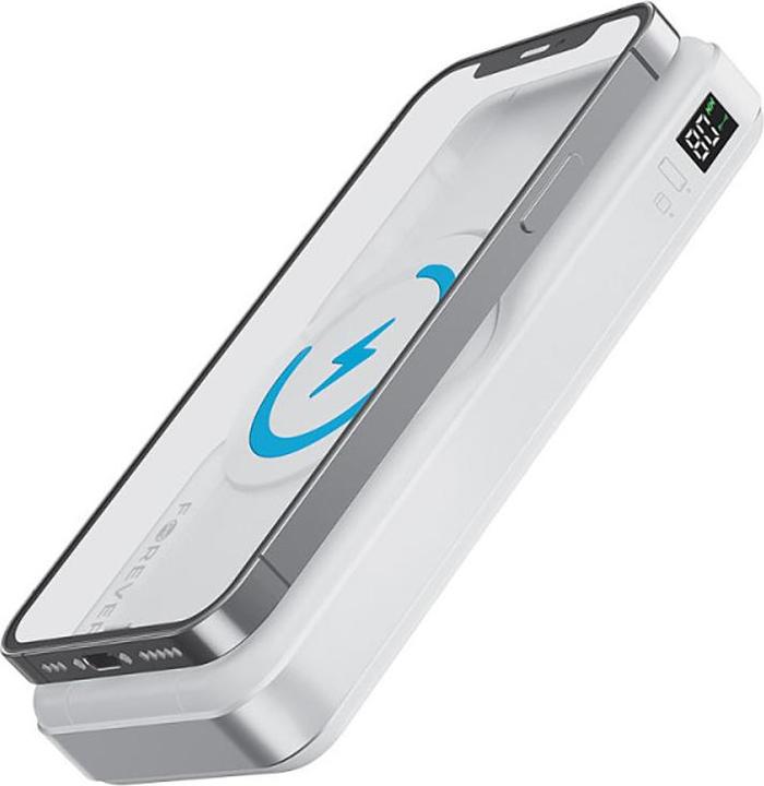 Actual product image Forever wireless power bank MATB-300 10000 mAh 3in1 white (10000 mAh, 15 W)