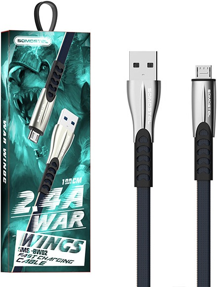 Produktbild Somostel SMS-BW02 USB Kabel USB 2.0 USB A Micro-USB A (1 m, USB 2.0)