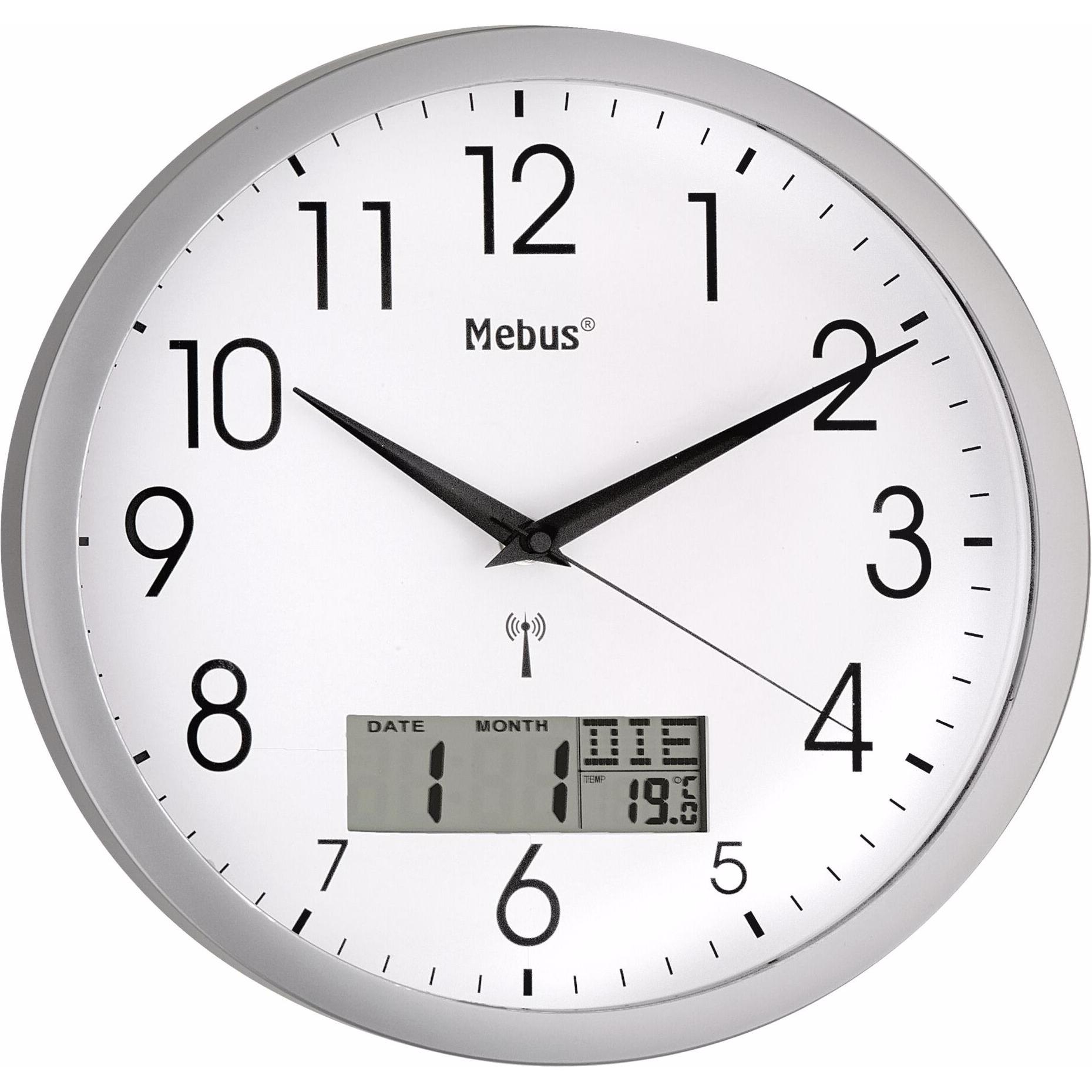 Mebus, Wanduhr, Funk-Wanduhr (30 cm)