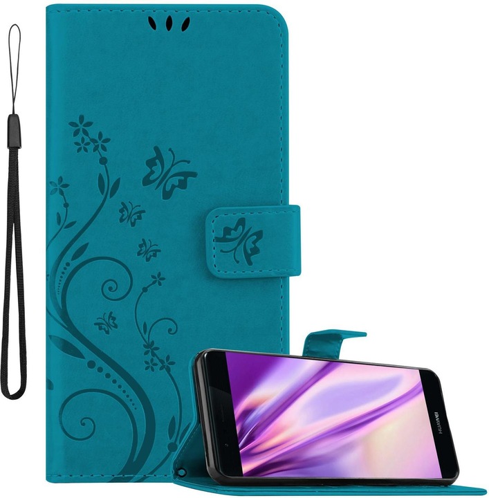 Actual product image Cadorabo Flower Book Cover (Huawei P9 Plus)