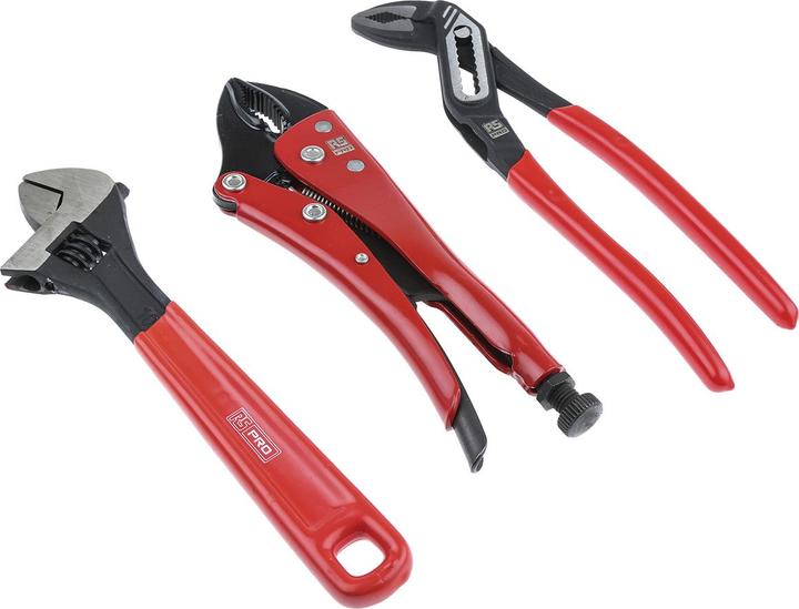 Produktbild RS PRO 3pc Pliers and Adjustable Wrench Set (389 mm)