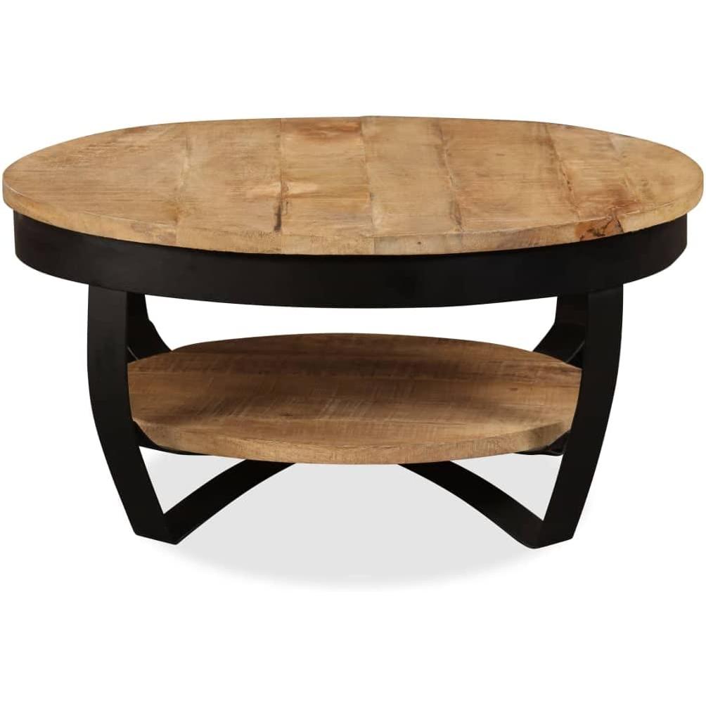 VidaXL, Couchtisch + Beistelltisch, Viljo (65 x 65 x 32 cm)
