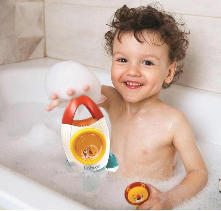 Image du produit Lexibook Space rocket bath toy set with 3 squeezable animals