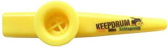 Actual product image keepdrum Kazoo Yellow Plastic Music Toy