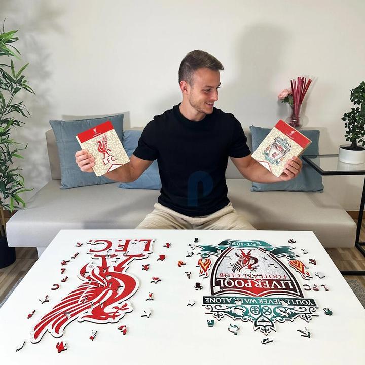 Image du produit Iconic Liverpool FC - Logo Liver Bird - Puzzle en Bois Taille S (150 Pièces) (150 pièces)