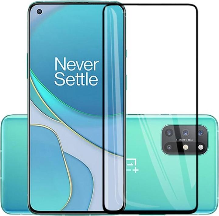 Produktbild Screenguard OnePlus 8T Full Screen Panzerglas Schutzfolie 2.5D 9H (1 Stück, OnePlus 8T)