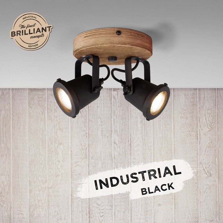 Produktbild Brilliant Inge GU10 w/o bulb RO2 Spotrondell, 2-flammig (GU10)