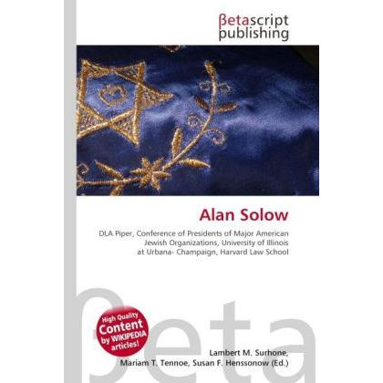 Alan Solow, Fachbücher