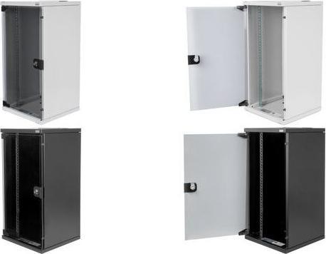 Produktbild Digitus Wandgehäuse 254 mm (10") - 312x300 mm (BxT) (12 HE, 10 Zoll Rack)