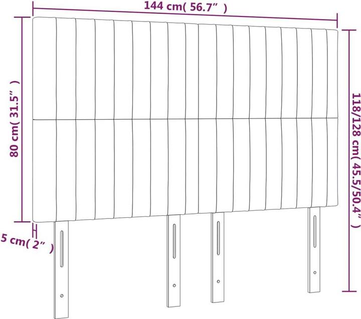 Immagine prodotto vidaXL Aldridge (144 x 5 x 128 cm)