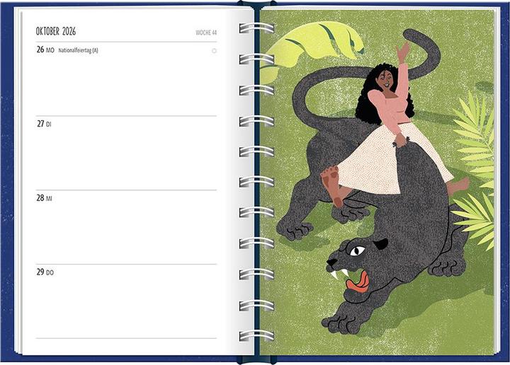 Produktbild Terminplaner 2026 Girl, you can (10 x 15,5 cm, 1 Woche / 2 Seiten)