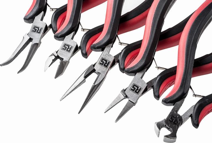 Produktbild RS PRO 5pcs mini pliers set zipper bag (300 mm)