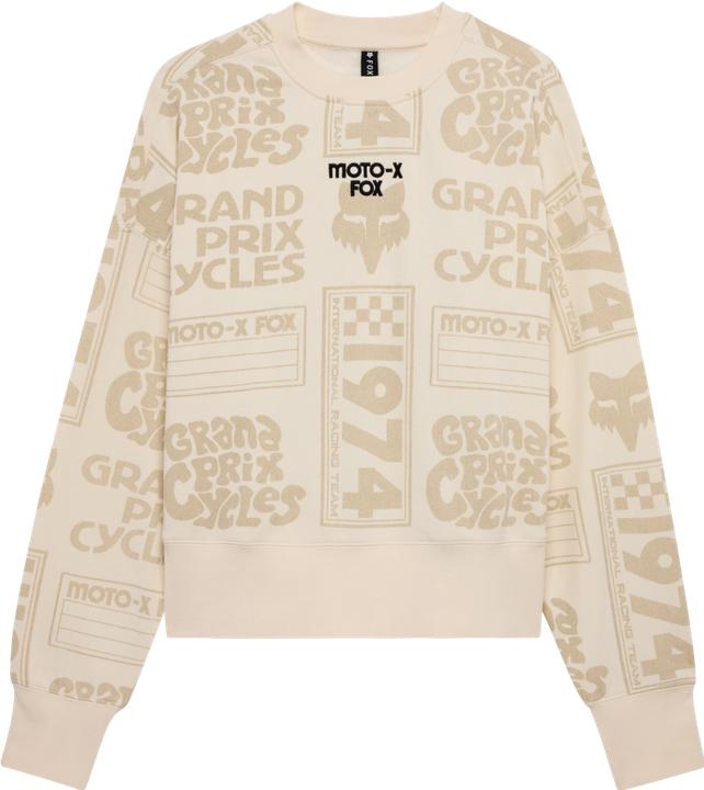 Actual product image Fox W Circa 74 Oversized Fleece Crew (S)