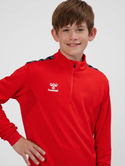 Produktbild hummel Hmlauthentic Half Zip Sweat Kids (116)