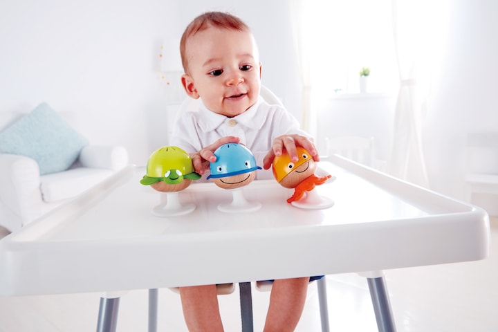 Produktbild Hape Saugnapf Rasselset