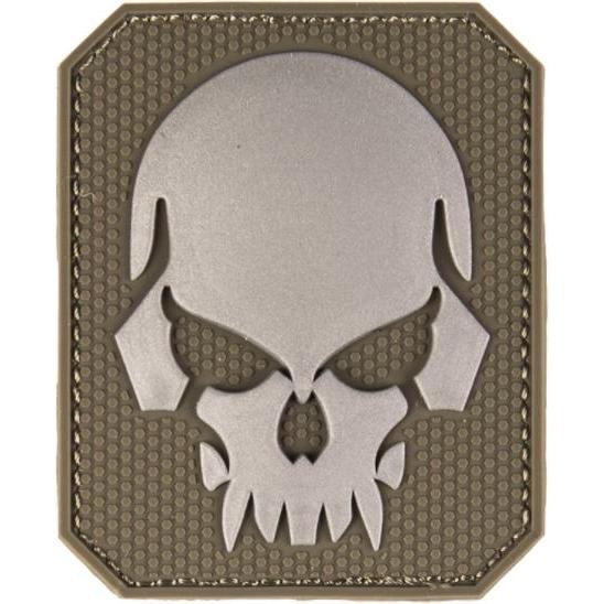 Mil-tec Patch 3D Skull, Applikationen, Grün