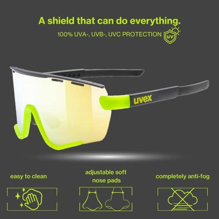 Produktbild Uvex Sports sportstyle 236 set (Black yellow mat, Gelb)