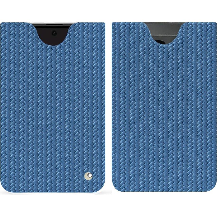 Noreve Lederschutzhülle (Google Pixel Fold), Smartphone Hülle, Blau