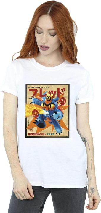 Produktbild Disney Big Hero 6 Baymax Fred Newspaper TShirt (L)