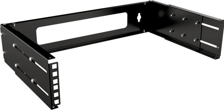 Produktbild Lanview 2U ADJUSTABLE DEPTH BRACKET 19" - BLACK (2 HE, 19 Zoll Rack)