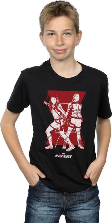 Produktbild Black Widow Movie Sisters Silhouette TShirt Jungen (104)