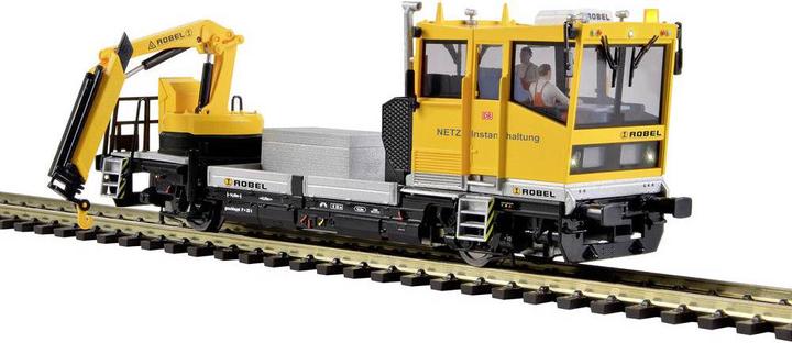Viessmann H0 ROBEL Gleiskraftwagen 54.22 DB Netz mit motorisch bewegtem Kran, Funktionsmodell für 2L (Spur H0)