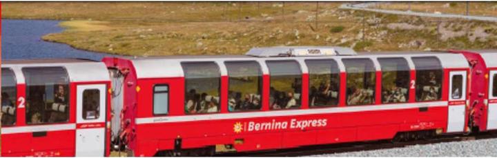 Immagine prodotto Kato N 4 auto set Bernina Express, nuovo logo