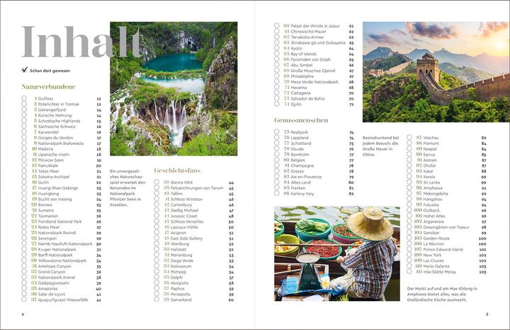 Actual product image VWK Bucket List f.Globetrotter (German, Kunth publishing house, 2024)