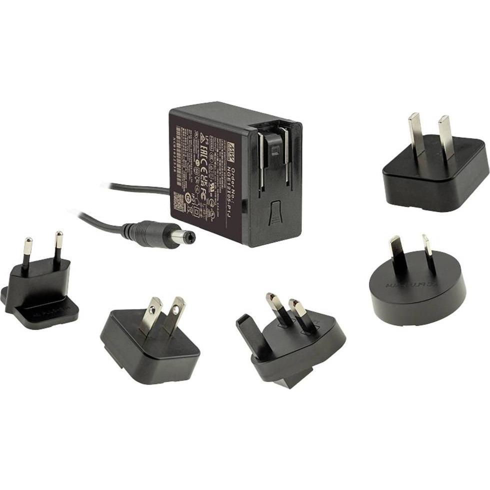 Mean Well Steckernetzteil, Festspannung, Caricatore universale