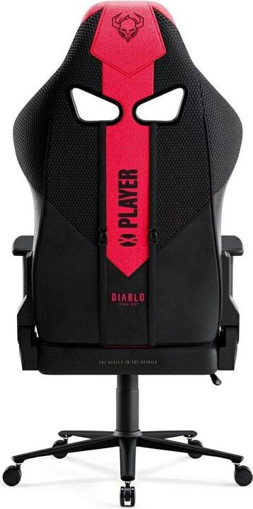 Immagine prodotto Diablo Sedia da gioco X-Player 2.0 Gaming Chair King Size, Nero-Rosso