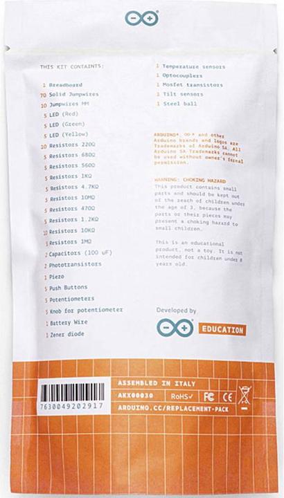 Actual product image Arduino Education Replacements Pack