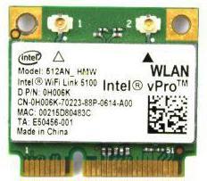 Actual product image Dell Intel WiFi Link 5100 802.11n