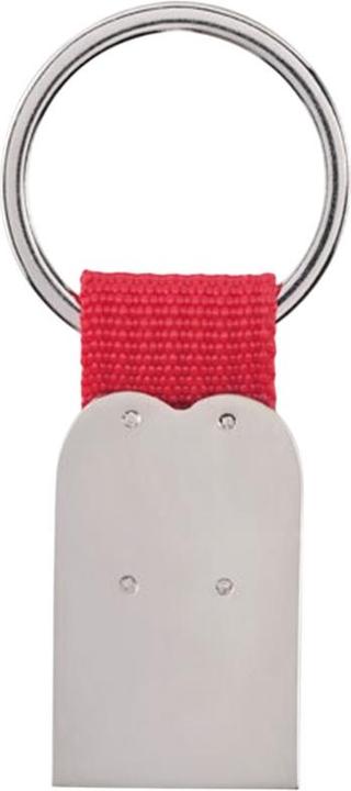 Actual product image MidOcean Bonheur Heart Metal Keyring